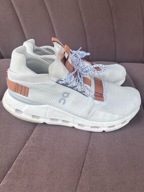 Men's sneakers On Running Cloudnova White/Pear. Size 9